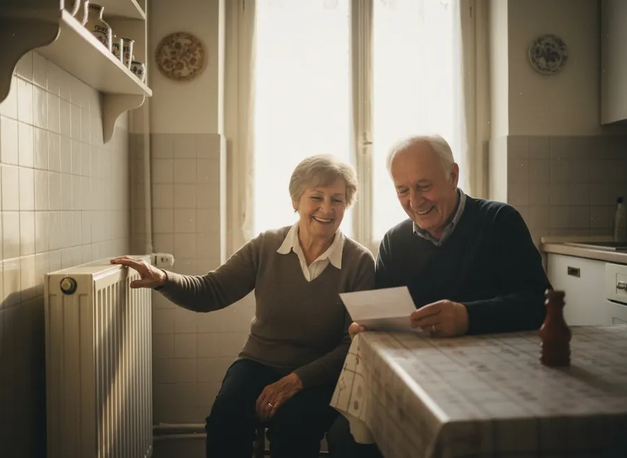 Un couple de retraités découvre ses aides dans sa cuisine